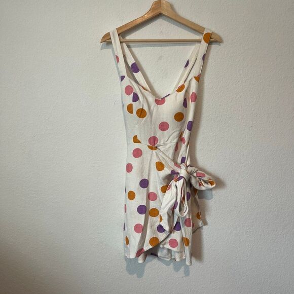 Fashion Brand Company Dresses & Skirts - Fashion Brand Company by Penelope Gazin Polka Dot Wrap Dress Women's Size Small